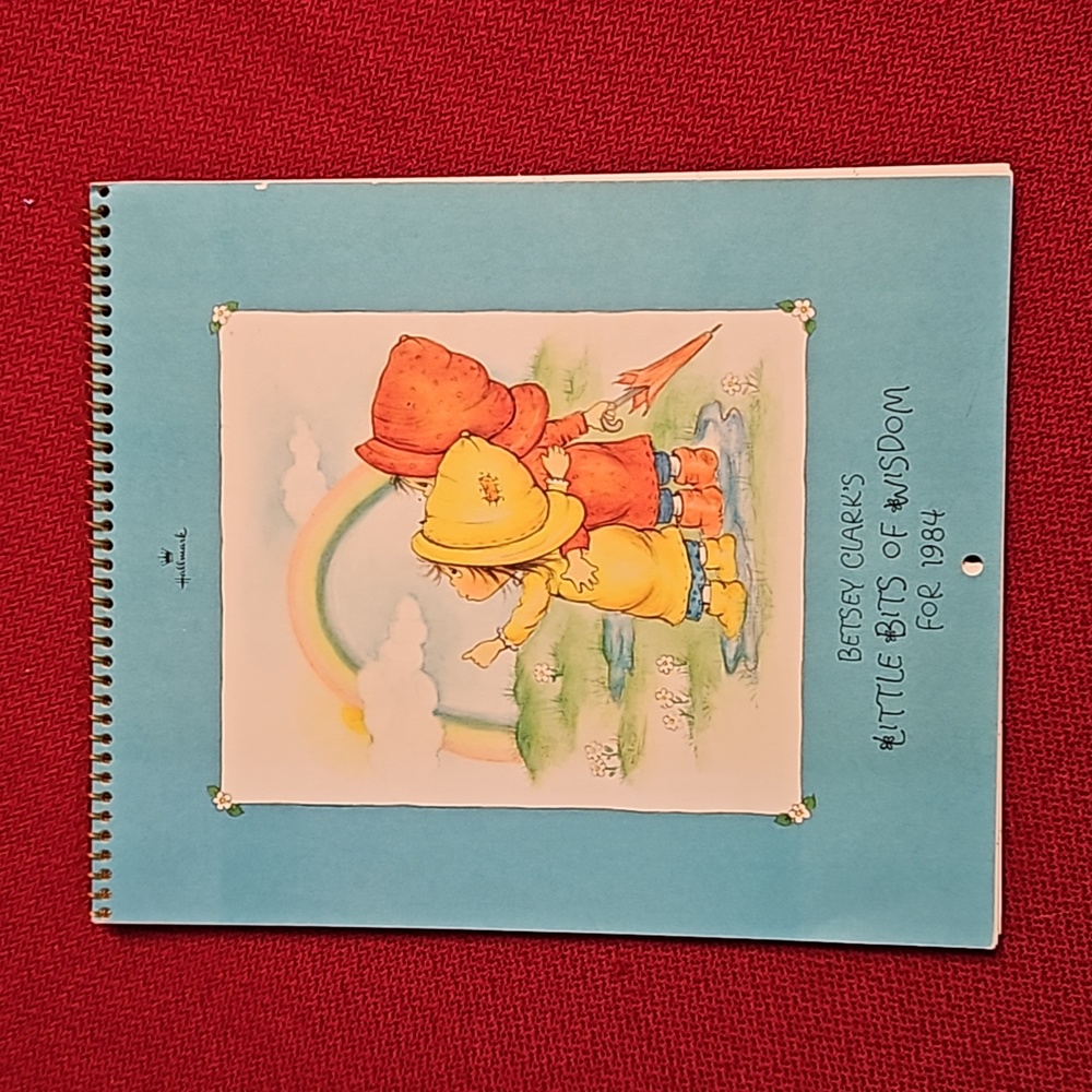 Betsey Clark Little Bits Of Wisdom 1984 wall calendar UNUSED Vintage Hallmark
